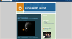 Desktop Screenshot of comunicacionsatelital2105taller5.blogspot.com