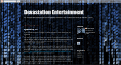 Desktop Screenshot of devastation-entertainment.blogspot.com
