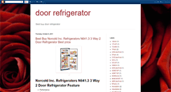 Desktop Screenshot of cheap2doorrefrigeratoronline.blogspot.com