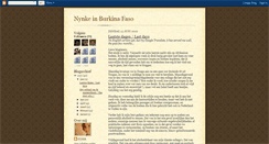 Desktop Screenshot of nynkeinburkinafaso.blogspot.com