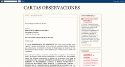 Desktop Screenshot of cartasobservaciones.blogspot.com