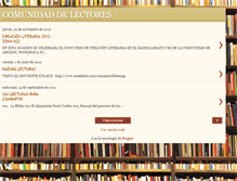 Tablet Screenshot of bibliotecasdezona.blogspot.com