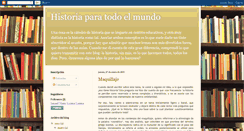 Desktop Screenshot of historiaparatodoelmundo.blogspot.com