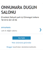 Mobile Screenshot of onnumaradugunsalonu.blogspot.com