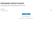 Tablet Screenshot of onnumaradugunsalonu.blogspot.com