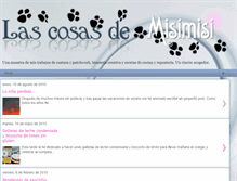 Tablet Screenshot of lascosasdemisimisi.blogspot.com