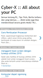 Mobile Screenshot of mycyber-x.blogspot.com