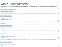Tablet Screenshot of mycyber-x.blogspot.com