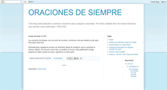 Desktop Screenshot of lasoraciones.blogspot.com