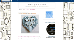 Desktop Screenshot of boutiqueofluck.blogspot.com