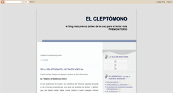Desktop Screenshot of elcleptomono.blogspot.com