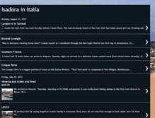 Tablet Screenshot of isadoraitalia.blogspot.com