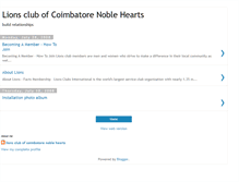Tablet Screenshot of lcofcbenoblehearts.blogspot.com