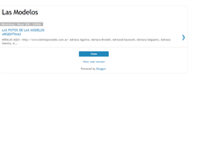 Tablet Screenshot of lasmodelos.blogspot.com
