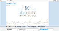 Desktop Screenshot of absolutecrchfitness.blogspot.com