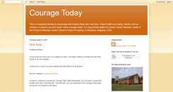 Desktop Screenshot of couragetoday.blogspot.com