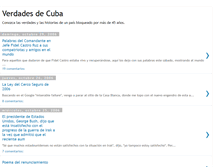 Tablet Screenshot of cubaverdades.blogspot.com