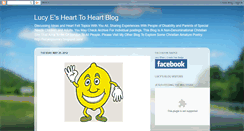 Desktop Screenshot of lucyeshearttoheart.blogspot.com