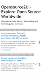 Mobile Screenshot of opensource2u.blogspot.com
