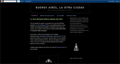 Desktop Screenshot of buenosaires-laotraciudad.blogspot.com