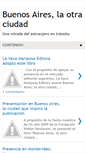 Mobile Screenshot of buenosaires-laotraciudad.blogspot.com