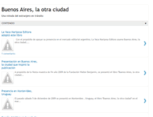 Tablet Screenshot of buenosaires-laotraciudad.blogspot.com