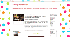 Desktop Screenshot of ideasypalomitas.blogspot.com