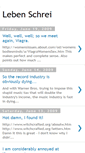 Mobile Screenshot of lebenschrei.blogspot.com