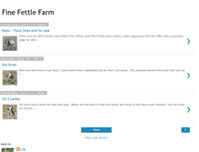 Tablet Screenshot of finefettlefarm.blogspot.com