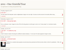 Tablet Screenshot of onegratefulyear.blogspot.com