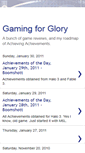 Mobile Screenshot of gamingforglory.blogspot.com