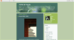 Desktop Screenshot of fotoviajes.blogspot.com