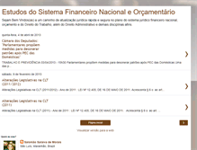 Tablet Screenshot of estudosdosistemafinanceiro.blogspot.com