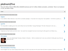 Tablet Screenshot of pkdmom2five.blogspot.com