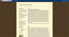 Desktop Screenshot of chriscaresforcancer.blogspot.com