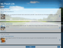 Tablet Screenshot of mypoochlife.blogspot.com