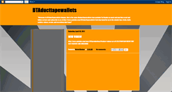 Desktop Screenshot of dtaducttapewallets.blogspot.com