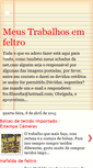 Mobile Screenshot of meustrabalhosemfeltroecompanhia.blogspot.com