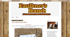 Desktop Screenshot of faulknersranch.blogspot.com