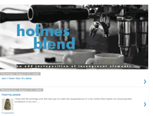 Tablet Screenshot of holmesblend.blogspot.com