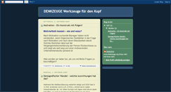 Desktop Screenshot of denkzeuge.blogspot.com