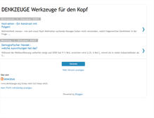 Tablet Screenshot of denkzeuge.blogspot.com