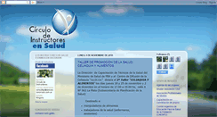 Desktop Screenshot of instructorensalud.blogspot.com