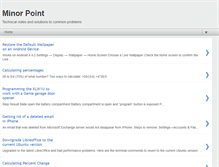 Tablet Screenshot of minorpoint.blogspot.com