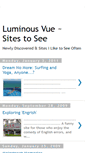 Mobile Screenshot of luminousvue-sitestosee.blogspot.com
