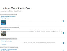 Tablet Screenshot of luminousvue-sitestosee.blogspot.com