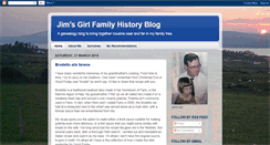 Desktop Screenshot of jimsgirlfamilyhistoryblog.blogspot.com