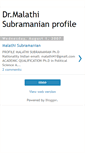 Mobile Screenshot of malathisubramanian41.blogspot.com