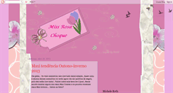 Desktop Screenshot of missrosachoque.blogspot.com
