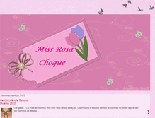 Tablet Screenshot of missrosachoque.blogspot.com